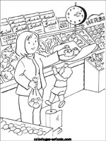 Coloriages de supermarche