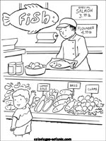 Coloriages de supermarche