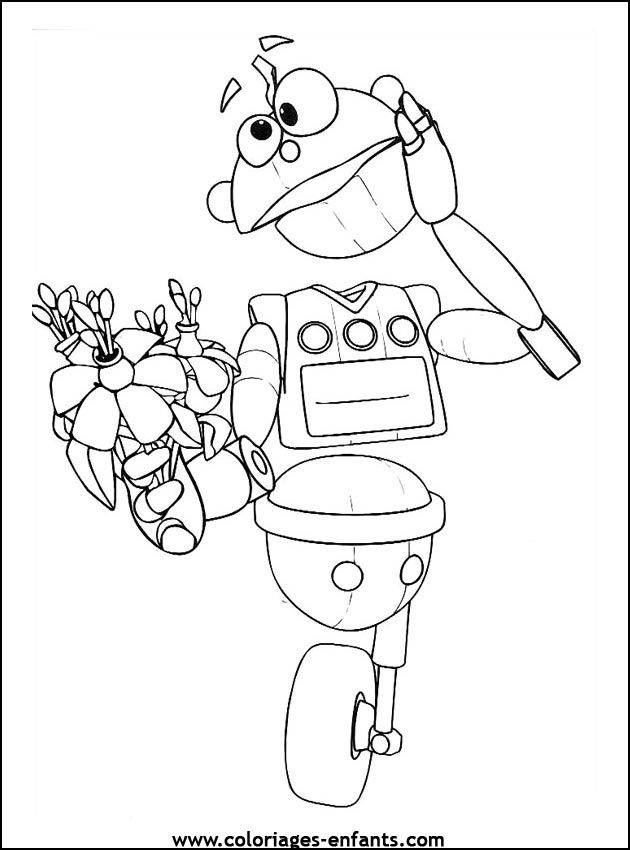 Les coloriages de fleurs sur  coloriages-enfants.com