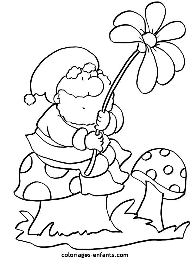 Les coloriages de fleurs sur  coloriages-enfants.com