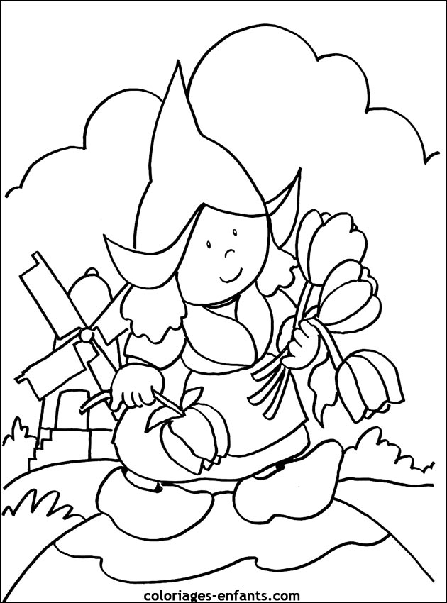 Les coloriages de fleurs sur  coloriages-enfants.com