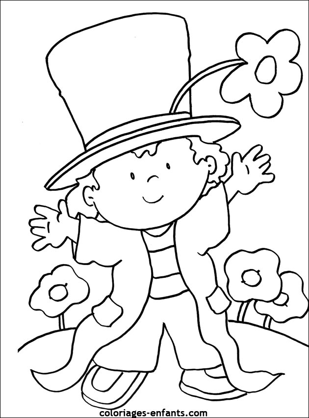 Les coloriages de fleurs sur  coloriages-enfants.com