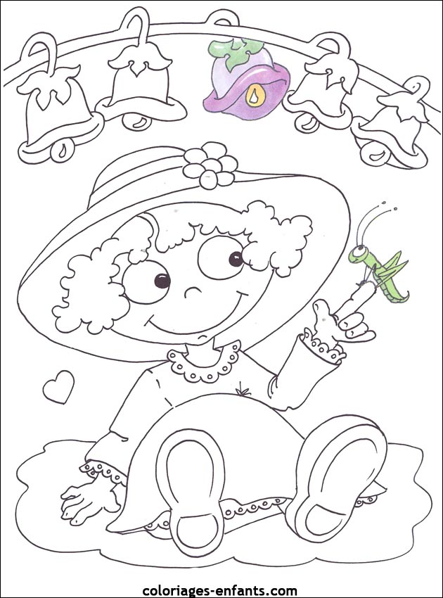 Les coloriages de fleurs sur  coloriages-enfants.com