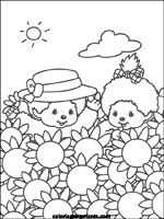 Coloriages de fleurs