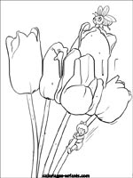 Coloriages de fleurs