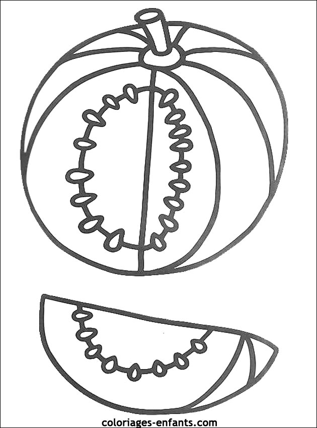 coloriages de fruits et lgumes