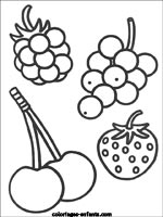 Coloriages de fruits-legumes