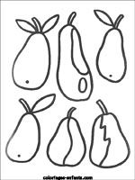 Coloriages de fruits-legumes