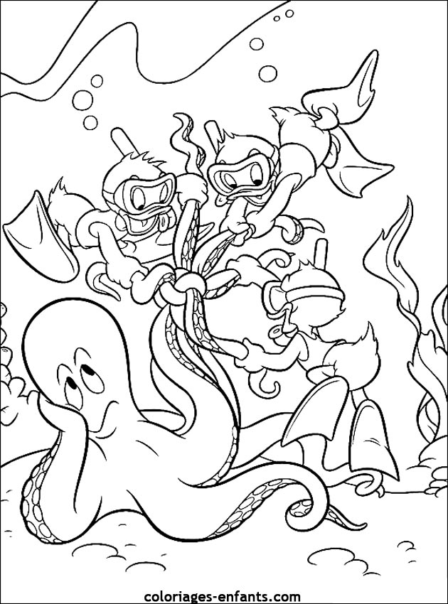 Les coloriages de la mer de coloriages-enfants.com