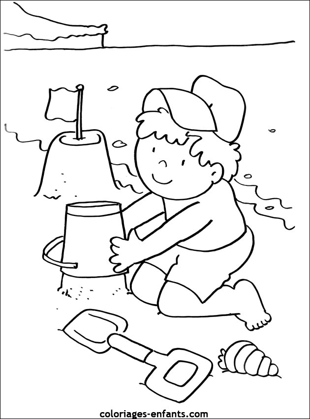 Les coloriages de la mer de coloriages-enfants.com