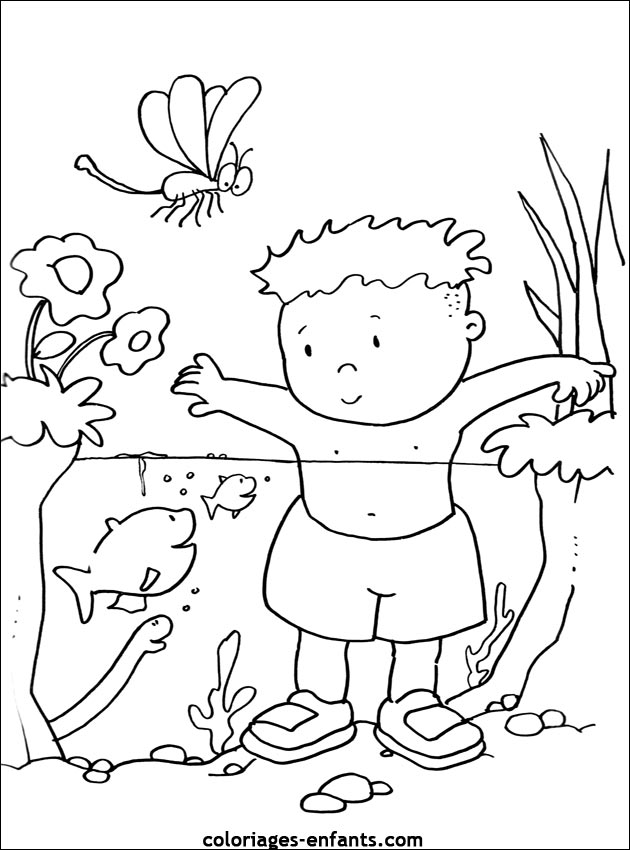 Les coloriages de la mer de coloriages-enfants.com