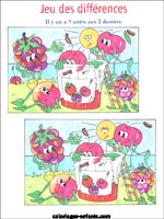 Jeux de fruits et de légumes