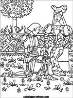 Coloriages de chevaliers
