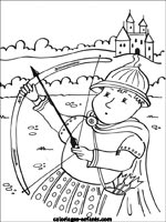 Coloriages de chevaliers