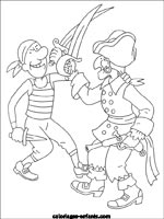 Coloriages de pirates