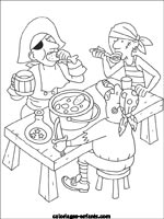 Coloriages de pirates