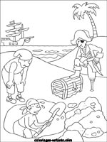 Coloriages de pirates