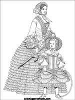 Coloriages de princesses