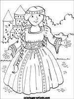 Coloriages de princesses