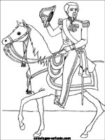 coloriage de Napoléon 3