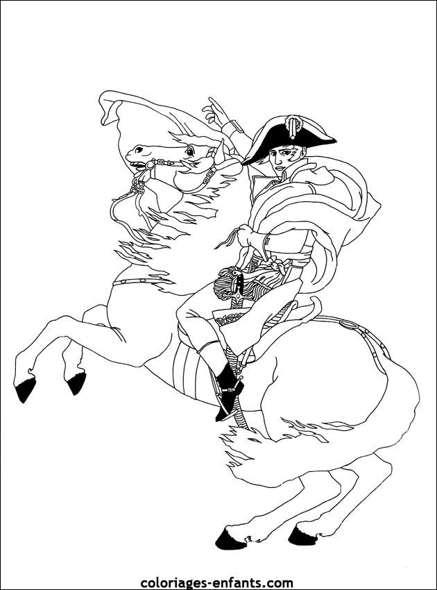napoleon coloring pages - photo #8