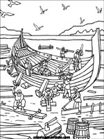 Coloriages de vikings