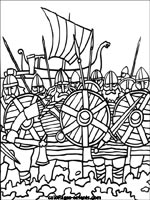 Coloriages de vikings