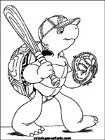 Coloriages de baseball