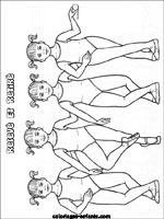 Coloriages de danse et de danseurs