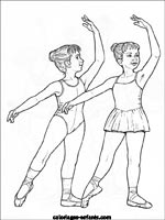 Coloriages de danse et de danseurs