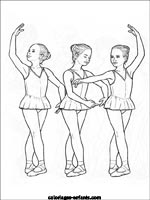 Coloriages de danse et de danseurs