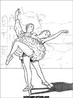 Coloriages de danse et de danseurs