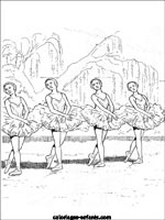 Coloriages de danse et de danseurs