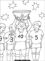 Coloriages de football