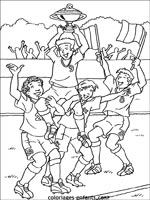 Coloriages de football