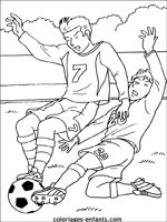 Coloriages de football