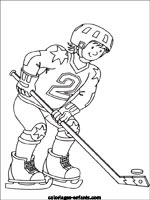 Coloriages de hockey