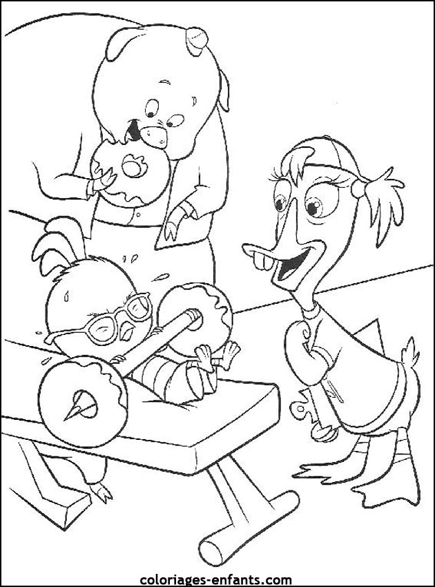 Les coloriages de musculation sur  coloriages-enfants.com