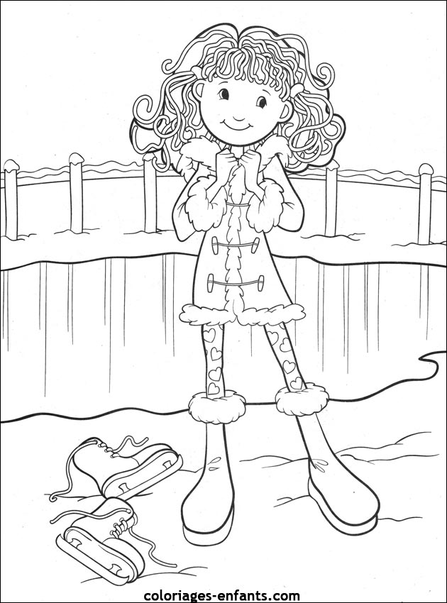 Les coloriages d'patinage sur  coloriages-enfants.com