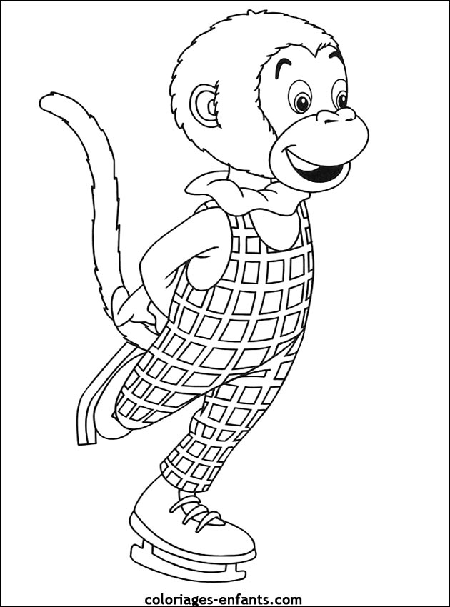 Les coloriages d'patinage sur  coloriages-enfants.com