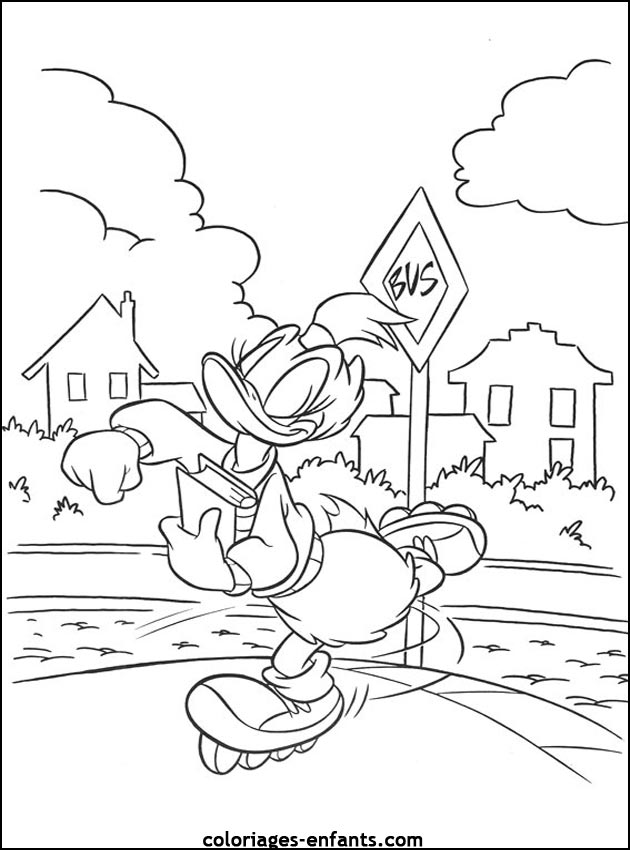 Les coloriages de roller sur  coloriages-enfants.com