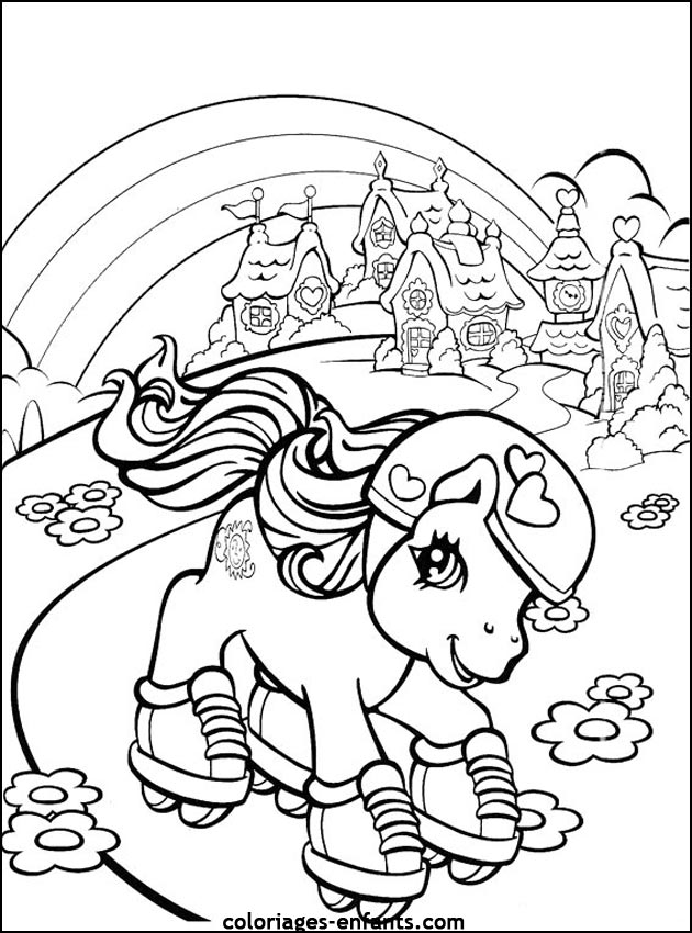 Les coloriages de roller sur  coloriages-enfants.com