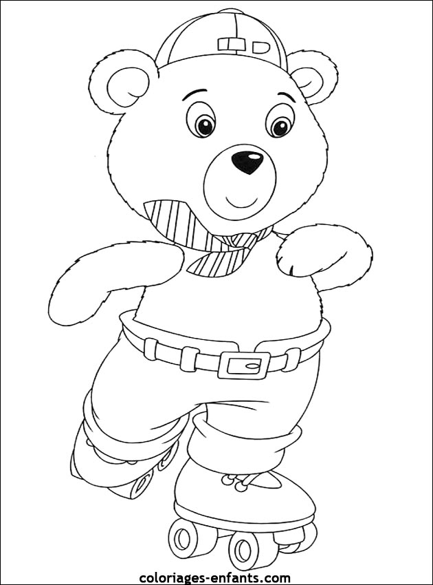 Les coloriages de roller sur  coloriages-enfants.com