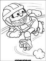Coloriages de roller