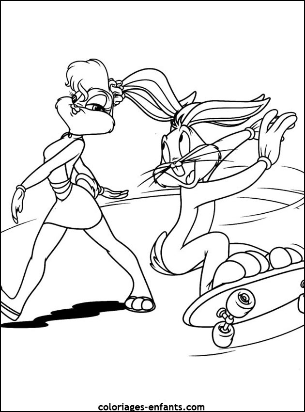 Les coloriages de skate sur  coloriages-enfants.com