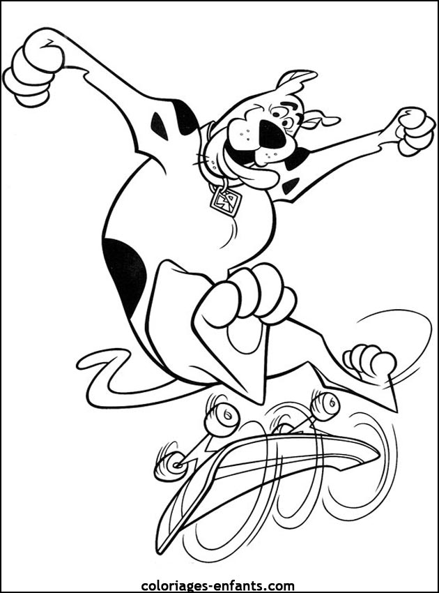 Les coloriages de skate sur  coloriages-enfants.com