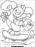 Coloriages de skate