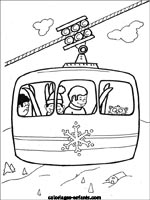 Coloriages de ski