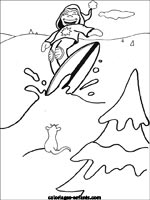 Coloriages de ski