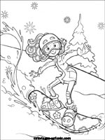 Coloriages de ski